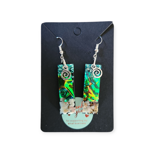 Earrings - medium rectangle