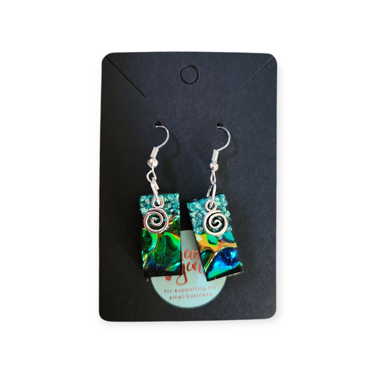 Earrings - small rectangle