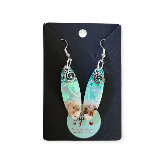 Earrings - medium oval