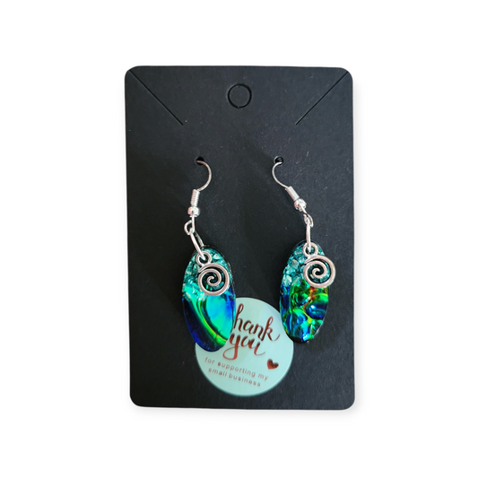 Earrings - small oval