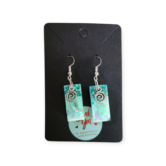 Earrings - small rectangle
