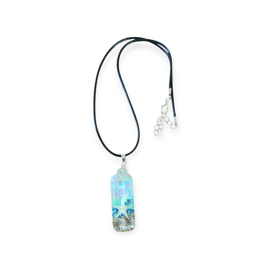Necklace - small rectangle
